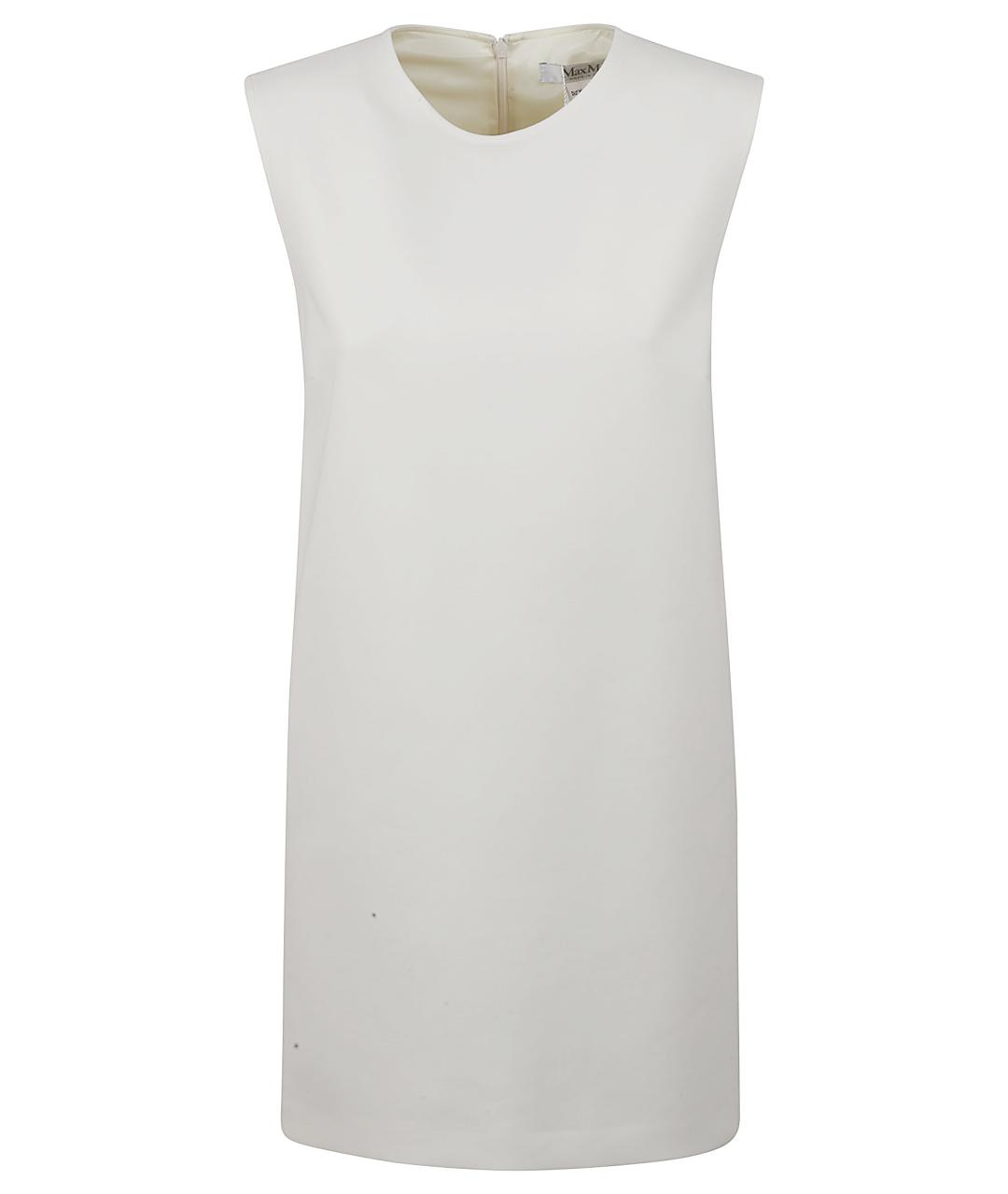 MAX MARA Белое шерстяное платье, фото 1