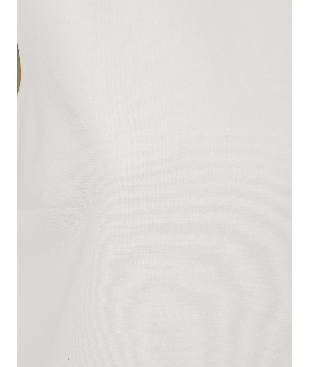 MAX MARA Белое шерстяное платье, фото 2
