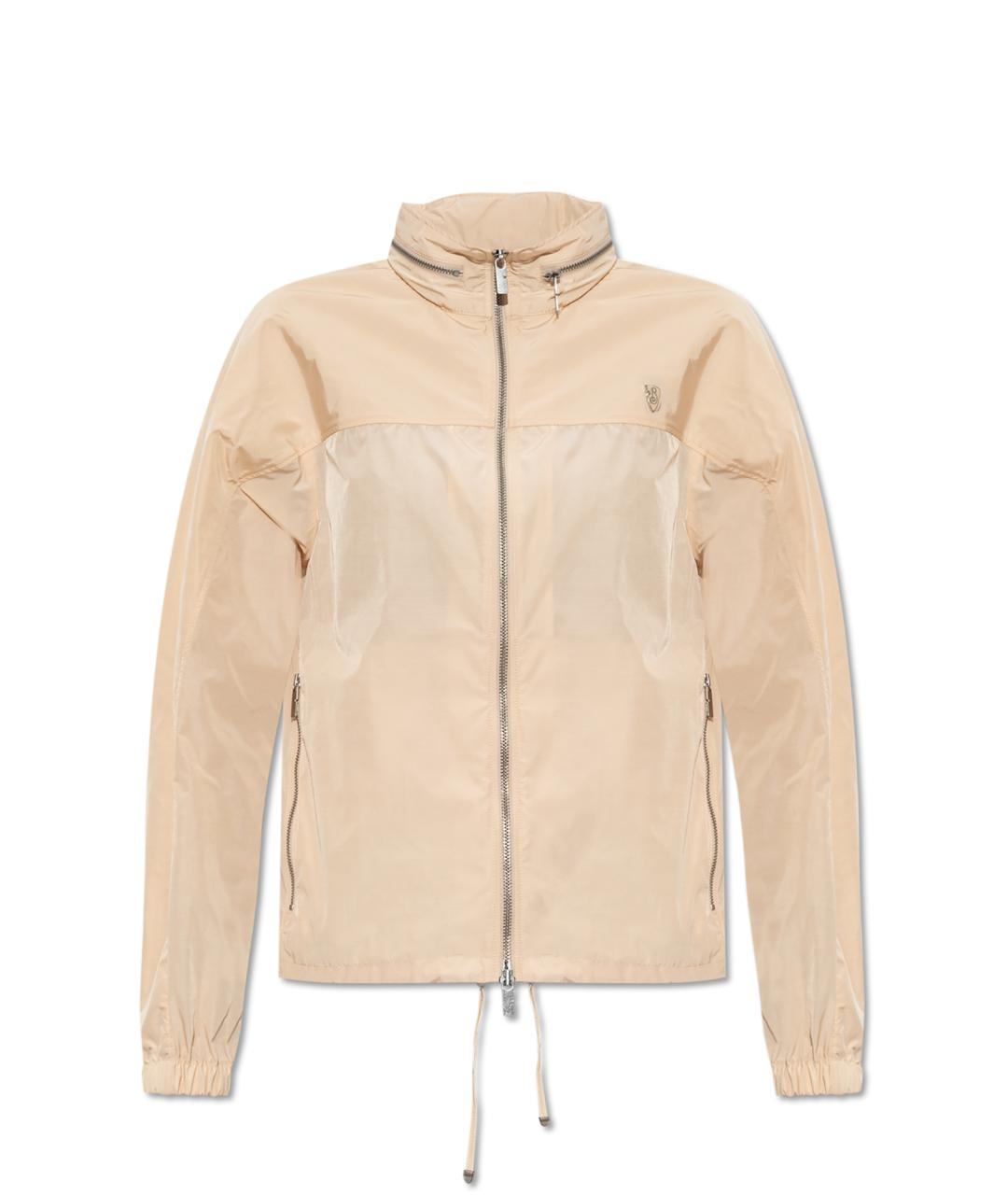 BURBERRY Бежевая полиамидовая куртка, фото 1