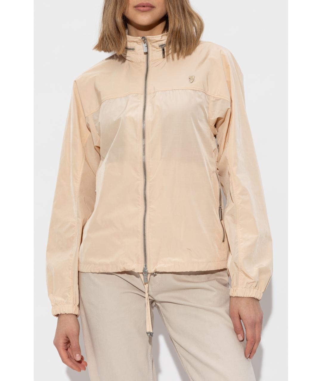 BURBERRY Бежевая полиамидовая куртка, фото 3