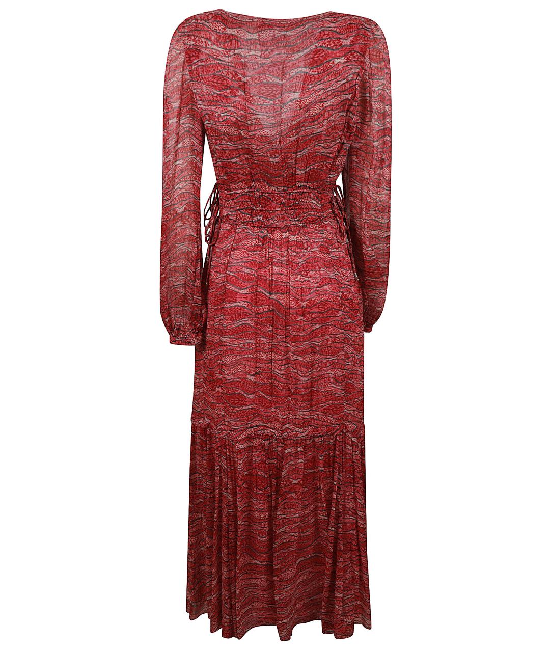 ISABEL MARANT ETOILE Красное вискозное платье, фото 3