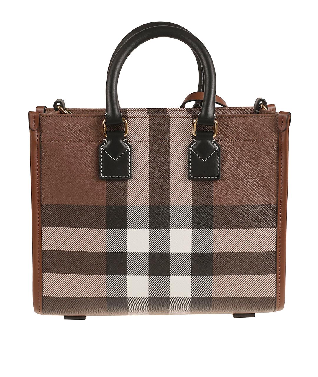 BURBERRY Коричневая сумка тоут, фото 2