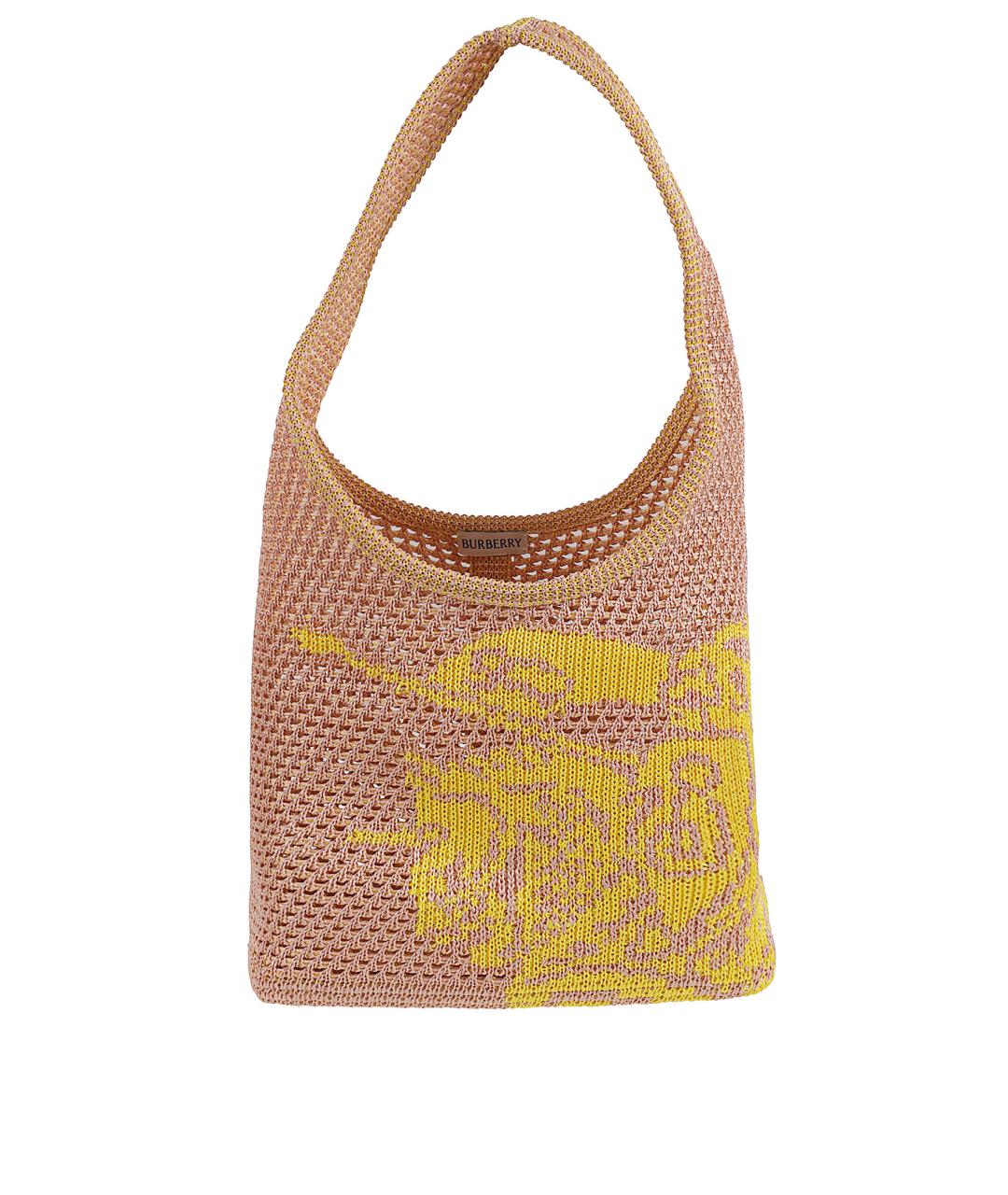BURBERRY Розовая сумка тоут, фото 1