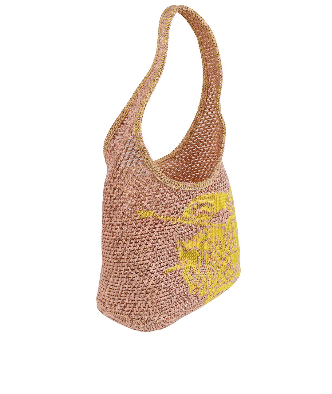 BURBERRY Розовая сумка тоут, фото 3
