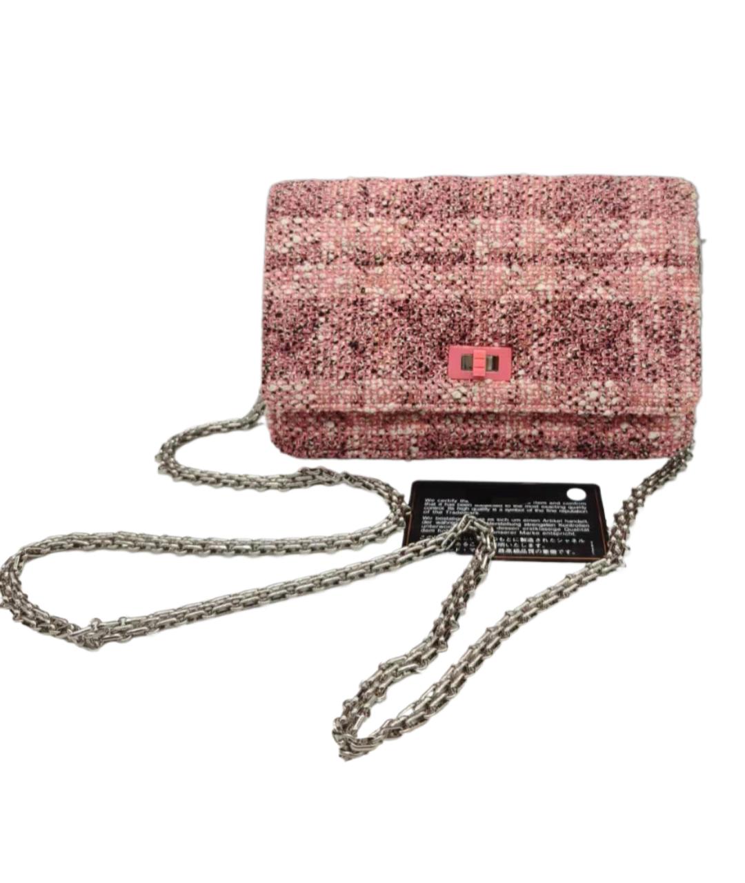 CHANEL Красная твидовая сумка через плечо, фото 1
