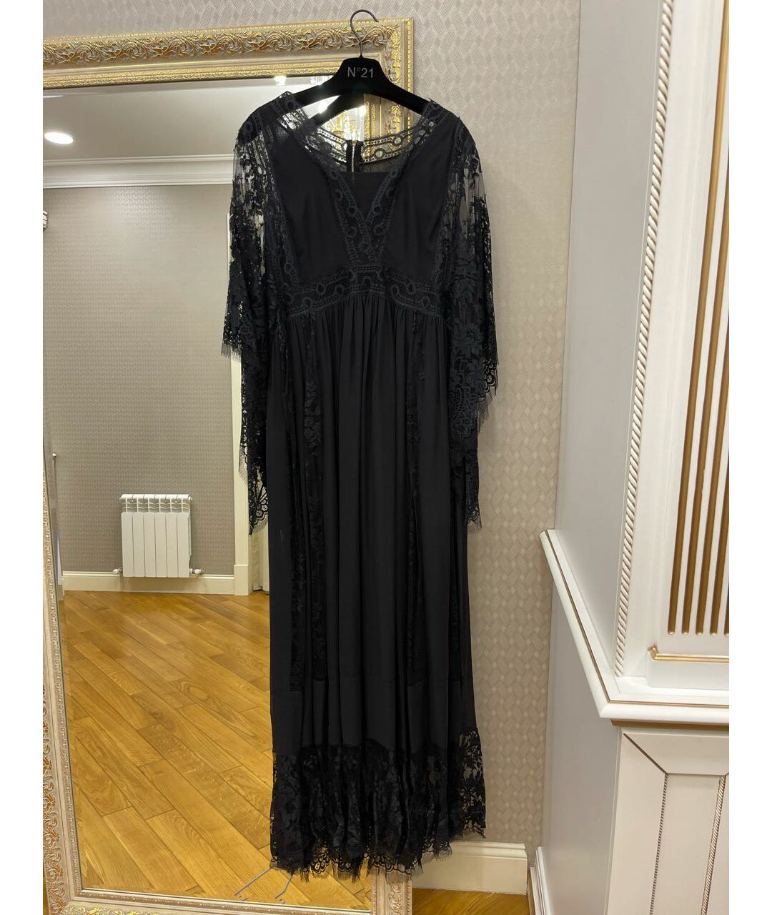 ELIE SAAB Черное шелковое вечернее платье, фото 7