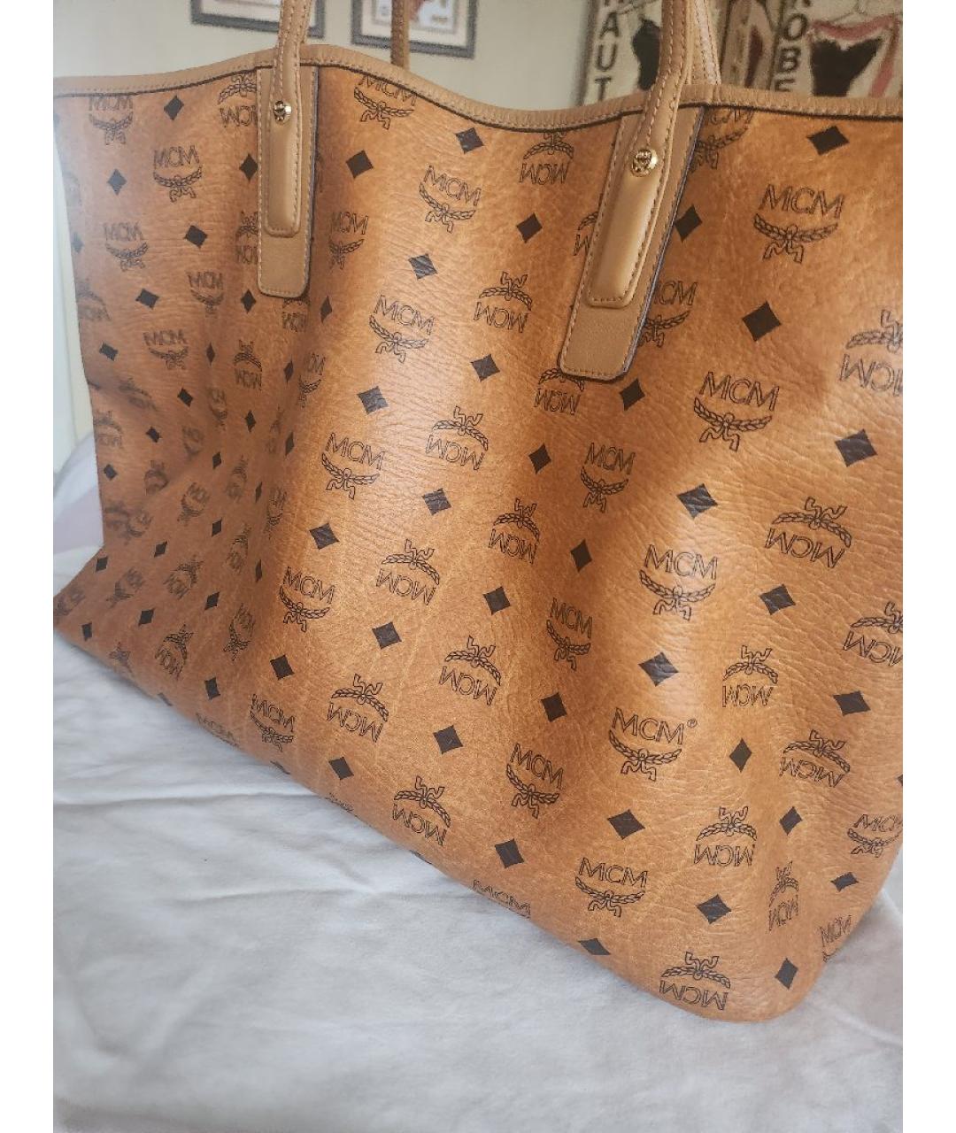 MCM Кожаная сумка тоут, фото 3