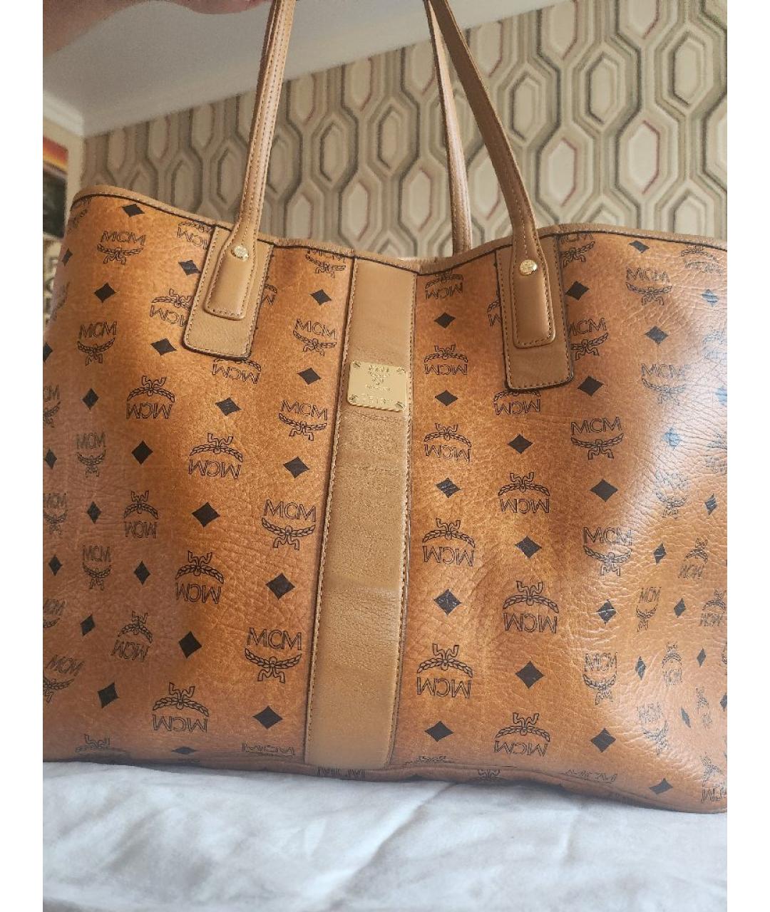 MCM Кожаная сумка тоут, фото 5