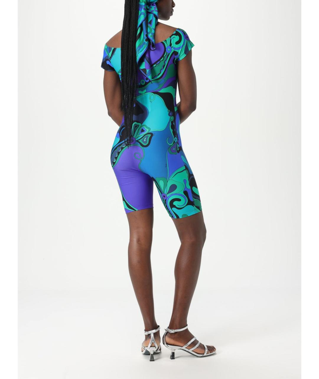 EMILIO PUCCI Мульти шелковый шарф, фото 4