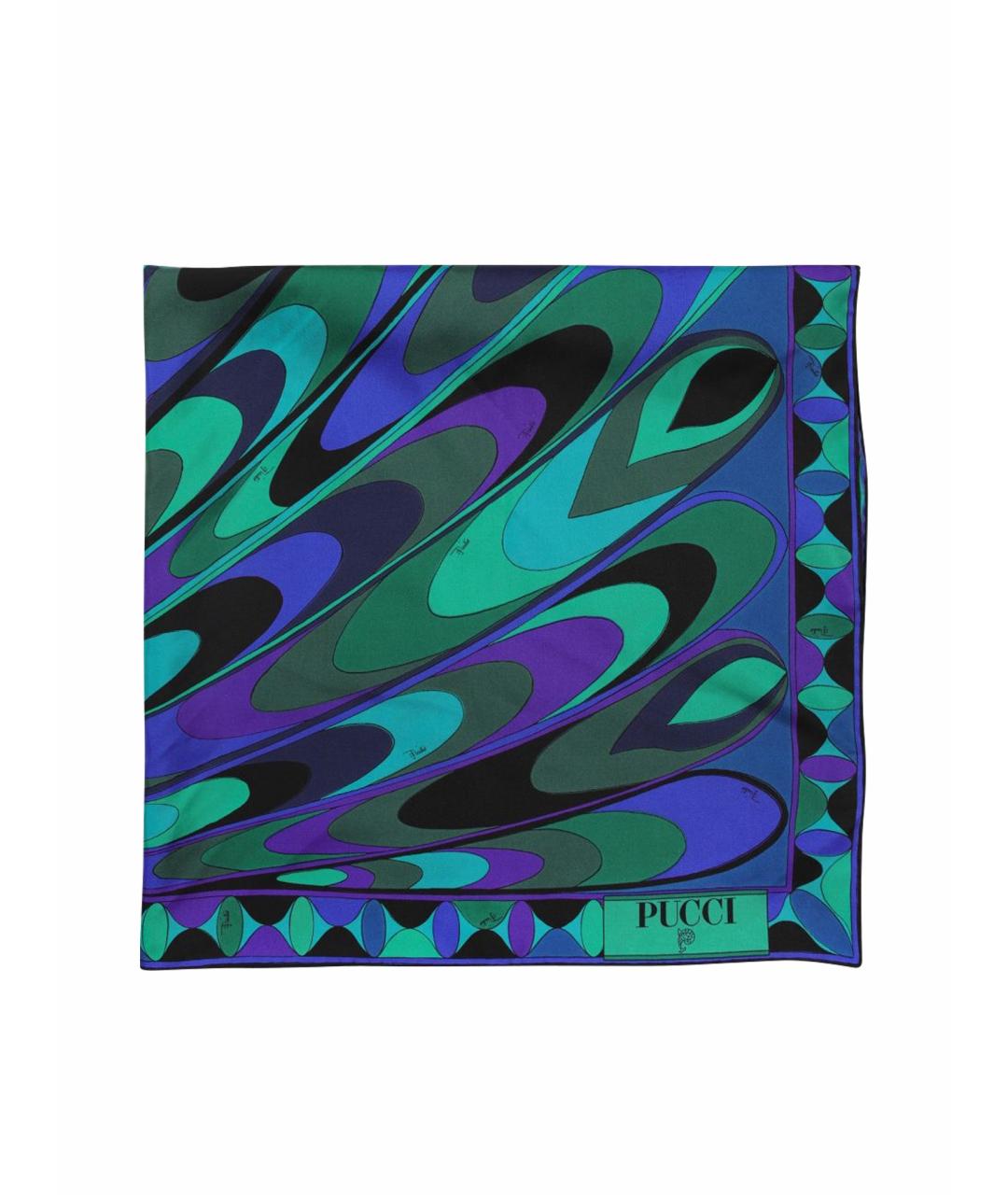 EMILIO PUCCI Мульти шелковый шарф, фото 1
