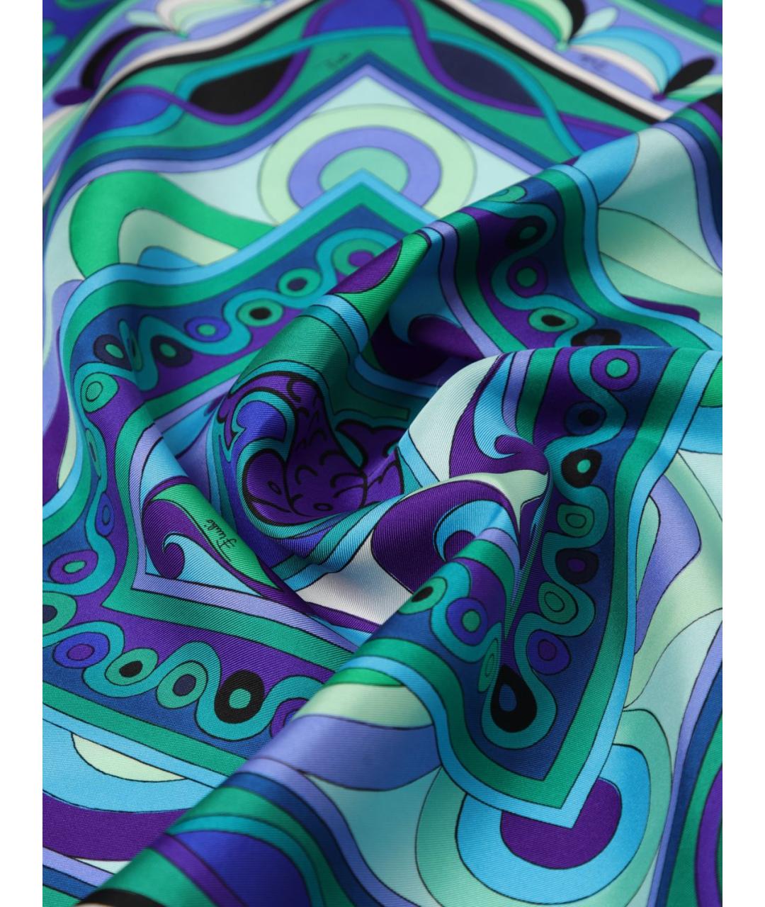 EMILIO PUCCI Мульти шелковый шарф, фото 3