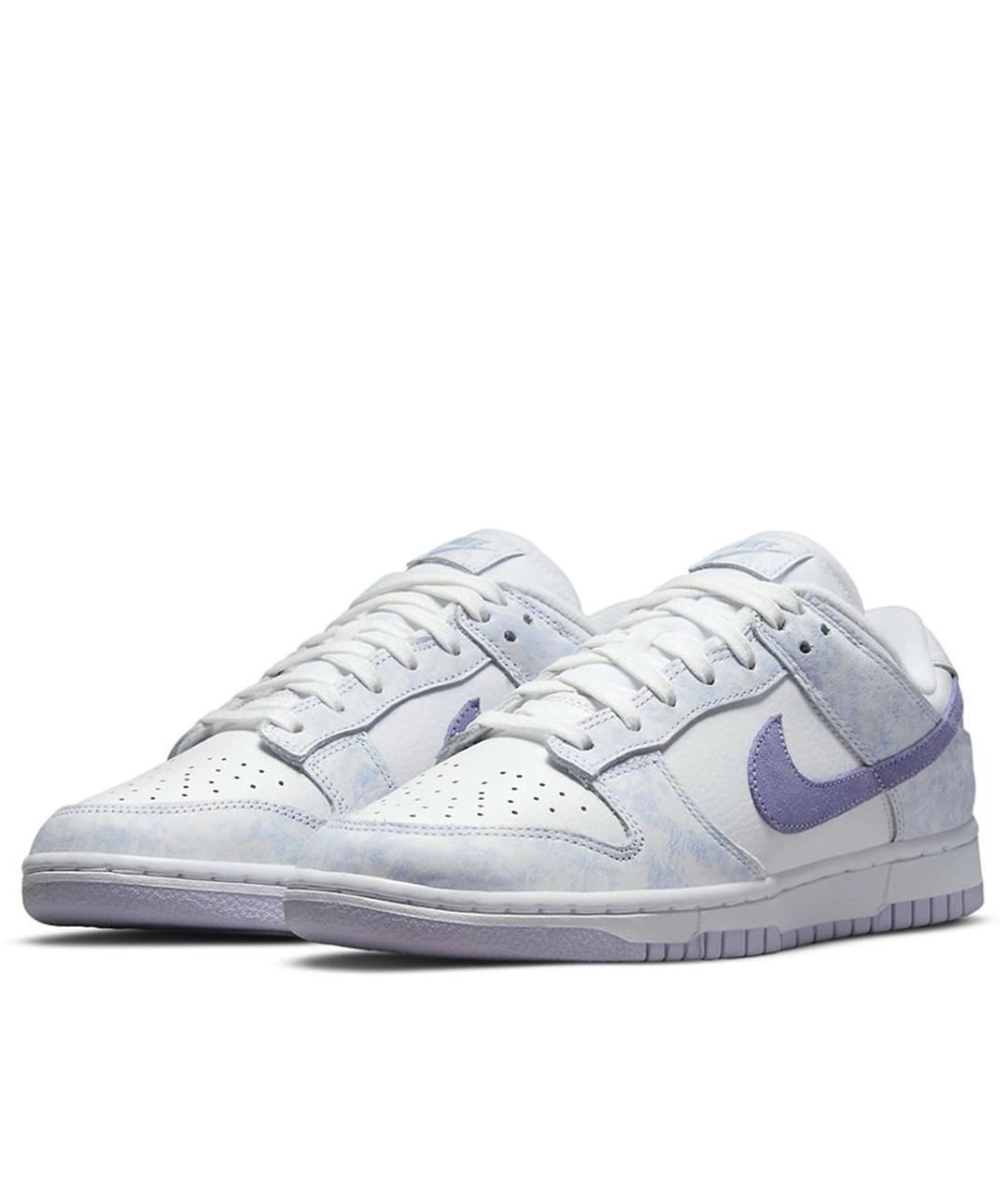NIKE Фиолетовые кожаные кроссовки, фото 2