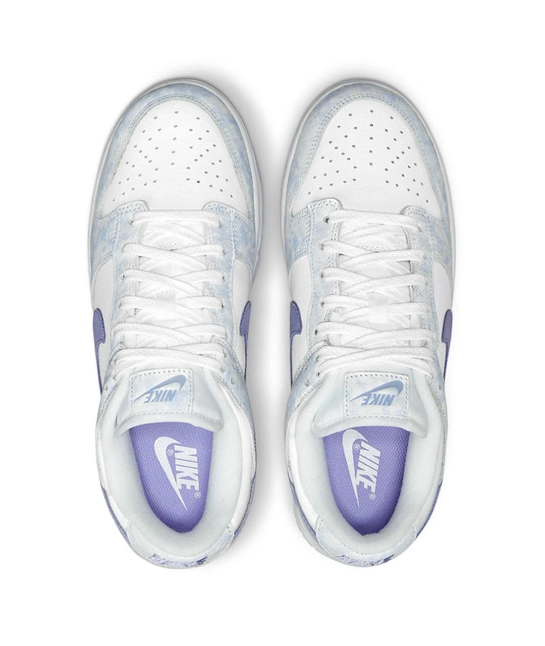 NIKE Фиолетовые кожаные кроссовки, фото 3