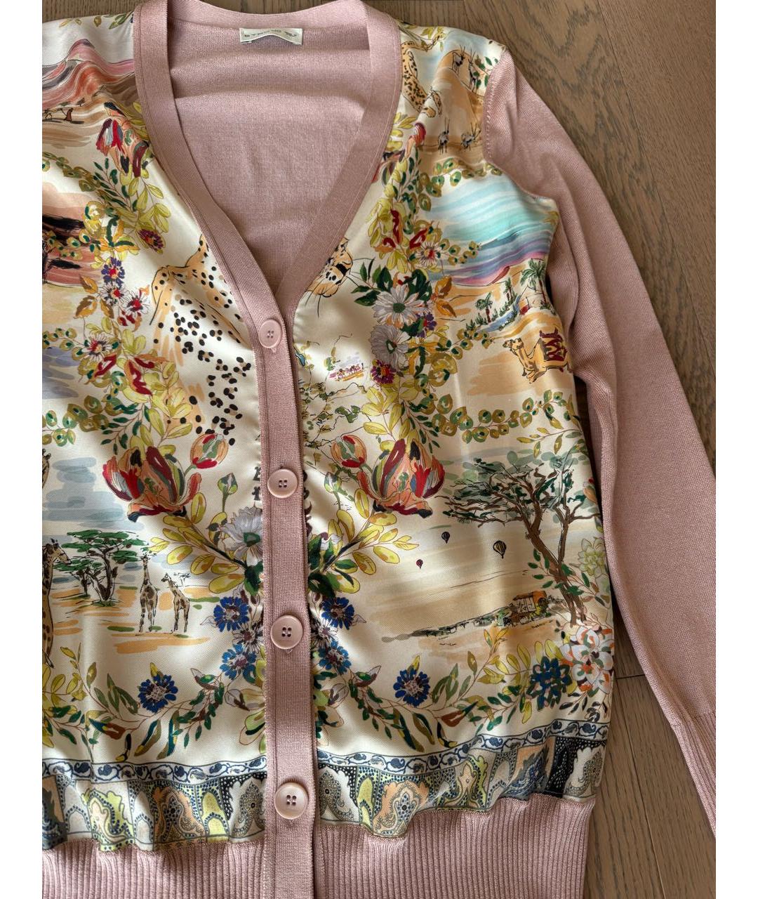 ETRO Коралловый хлопковый кардиган, фото 4