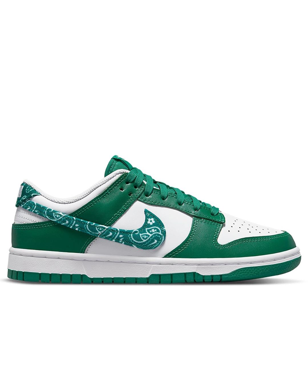 NIKE Зеленые кожаные кроссовки, фото 1