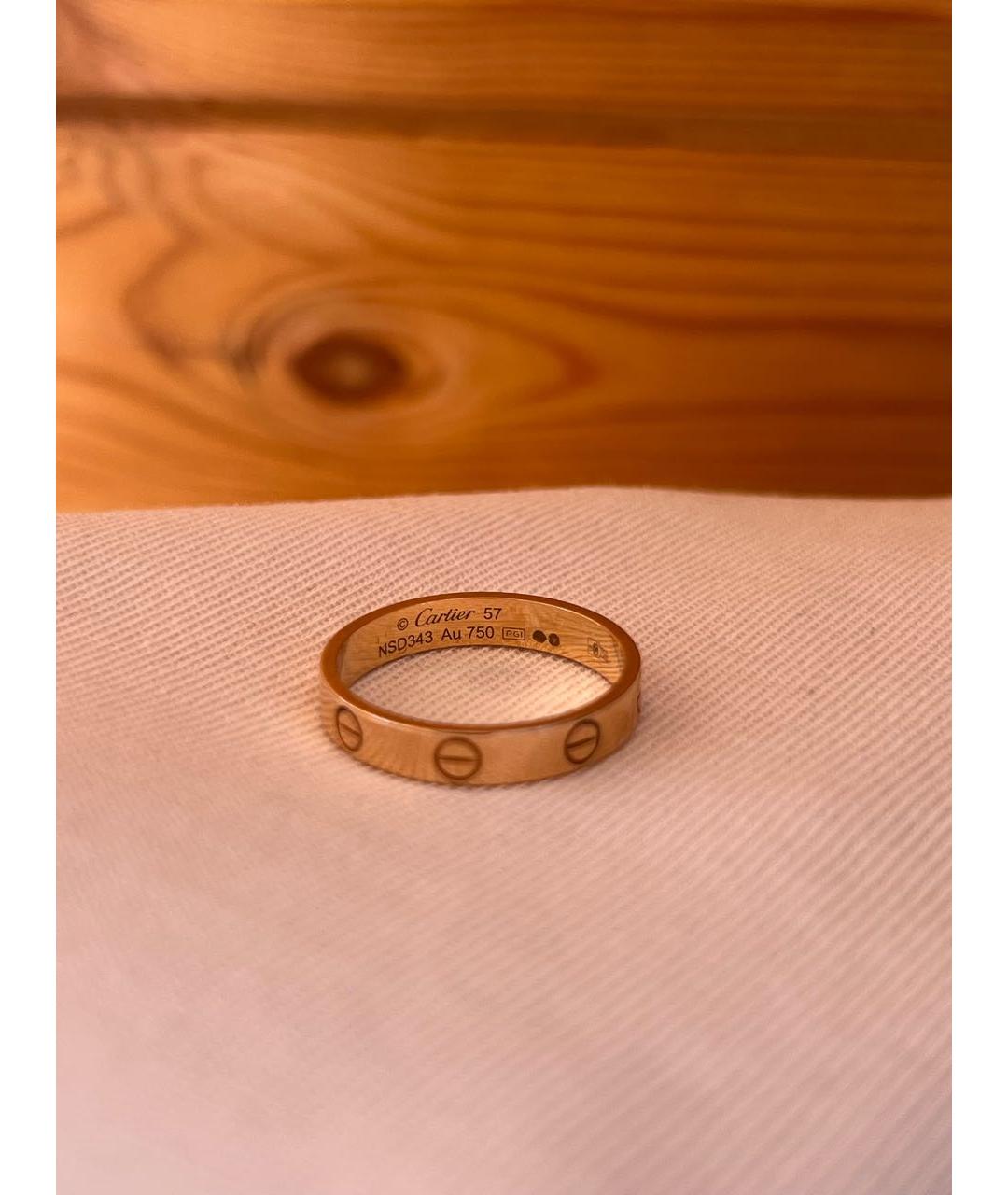CARTIER Золотое кольцо из розового золота, фото 3