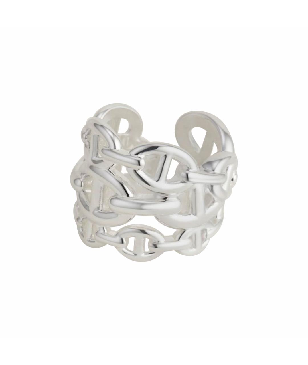 HERMES Серебряное серебряное кольцо, фото 1