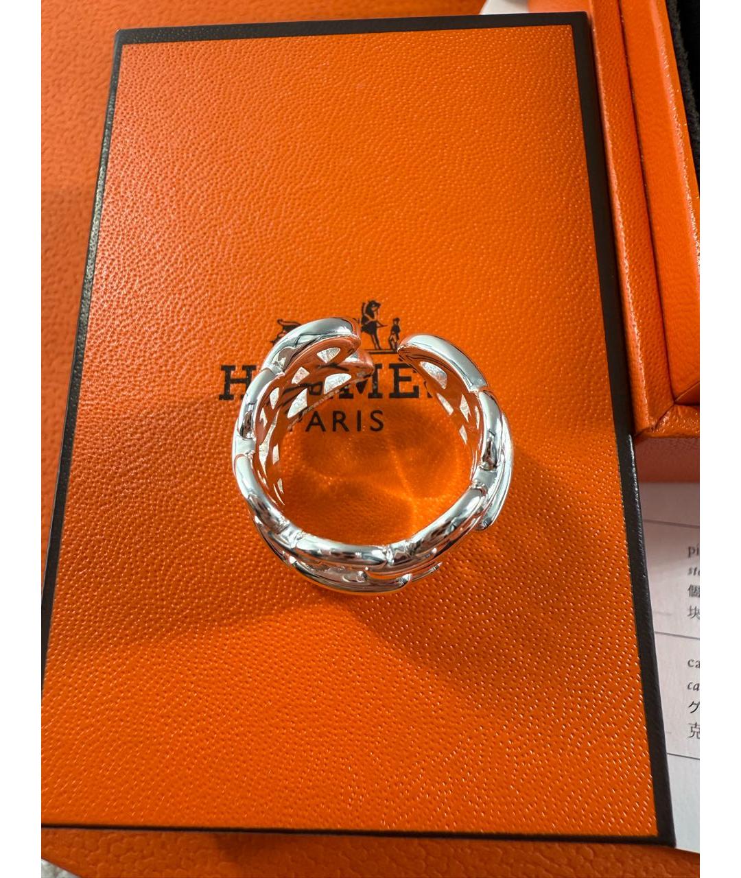HERMES Серебряное серебряное кольцо, фото 3