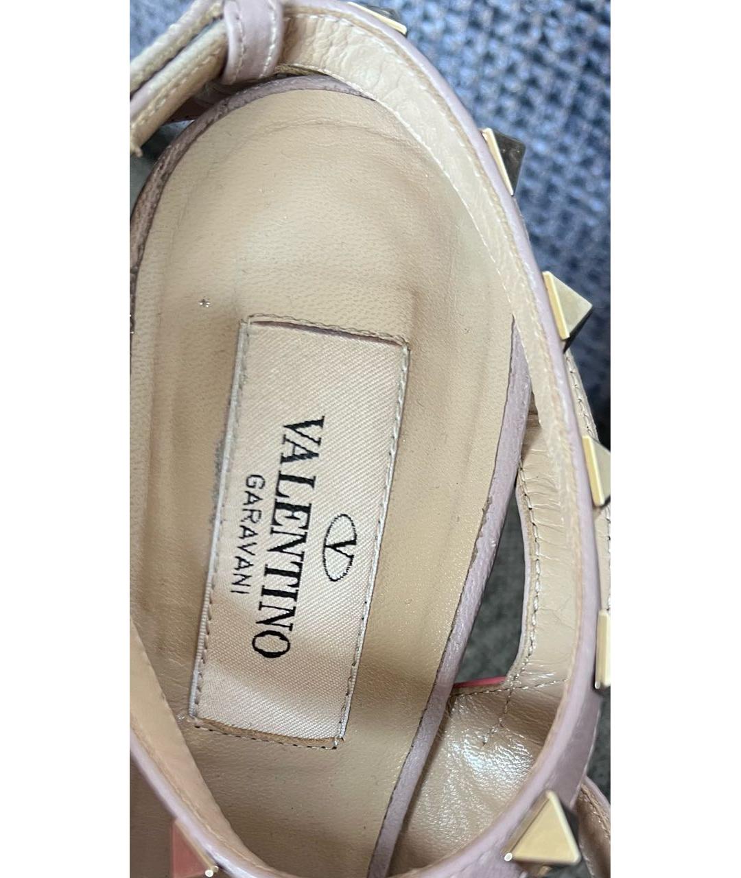VALENTINO Розовые туфли из лакированной кожи, фото 5