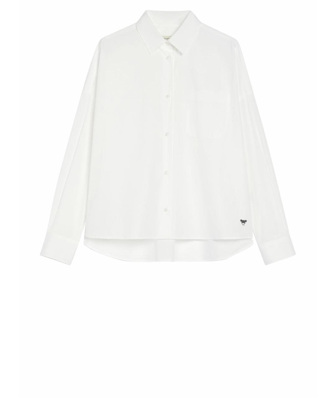 WEEKEND MAX MARA Белая хлопковая рубашка, фото 1