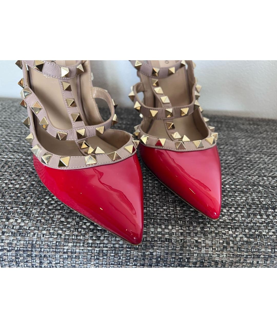 VALENTINO Красные туфли из лакированной кожи, фото 7