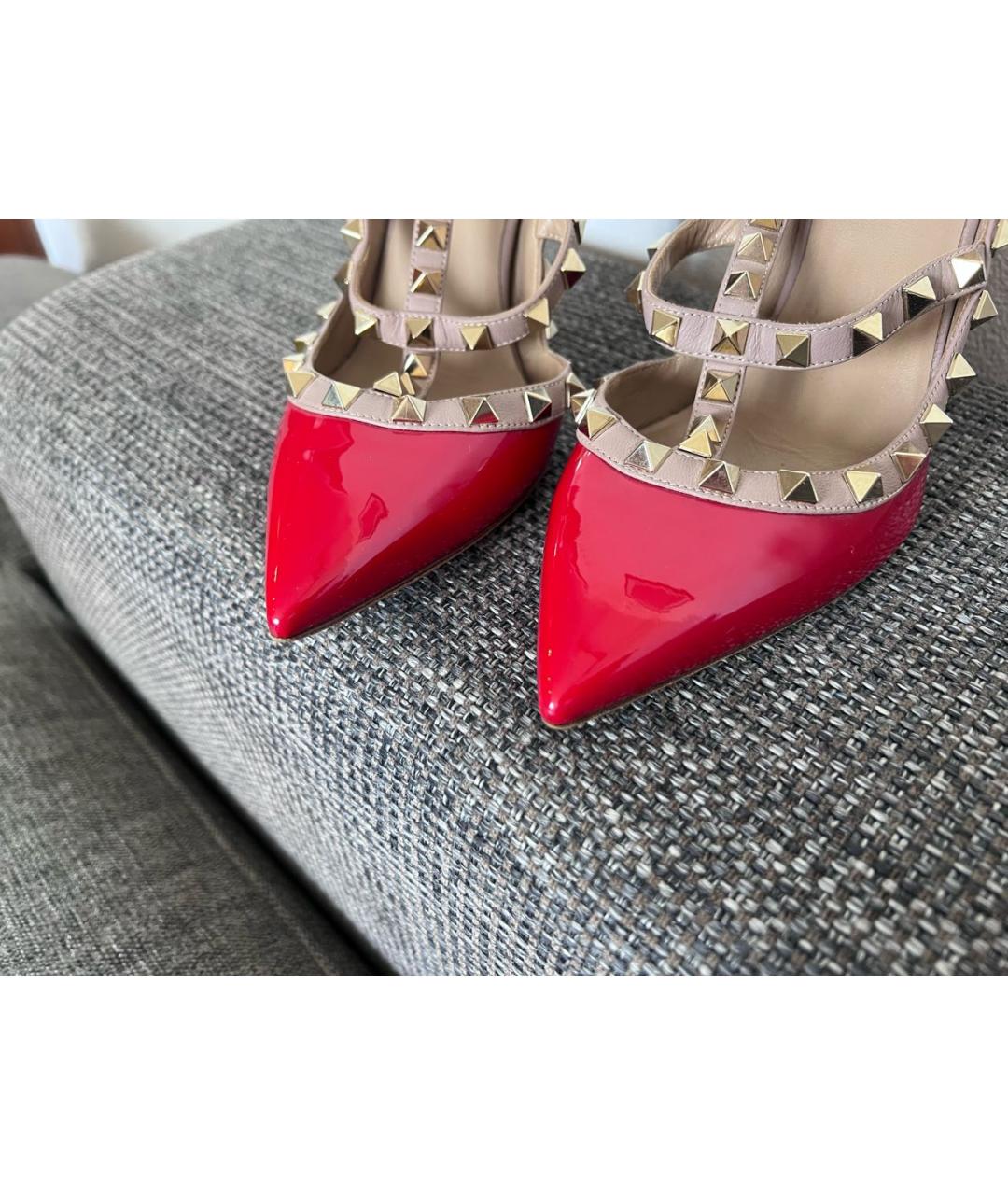 VALENTINO Красные туфли из лакированной кожи, фото 6