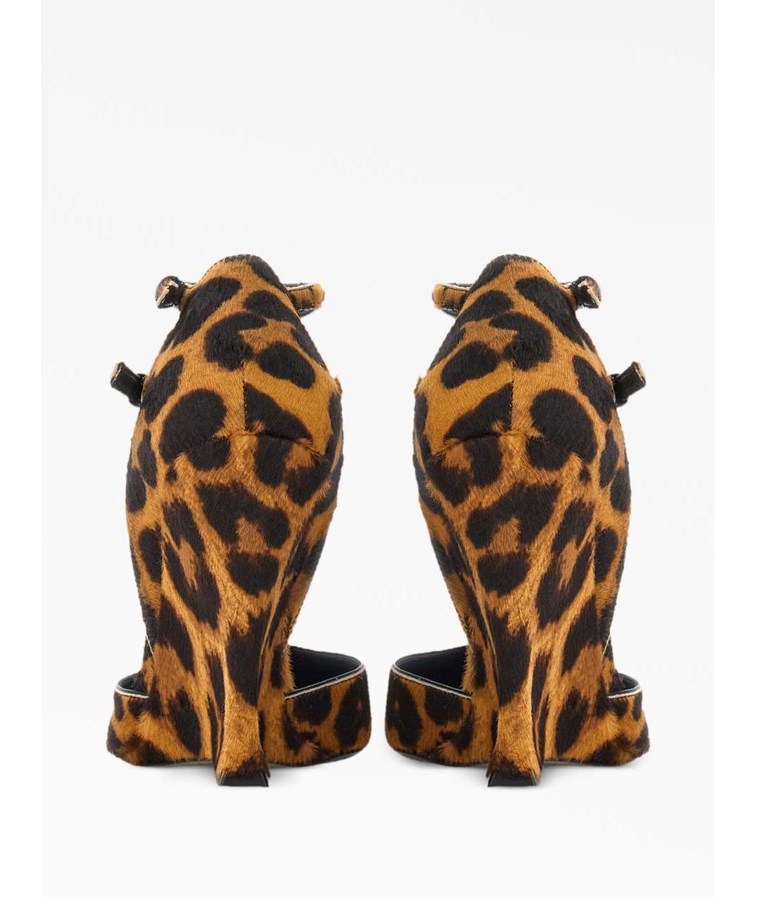 FERRAGAMO Коричневые туфли из экзотической кожи, фото 4