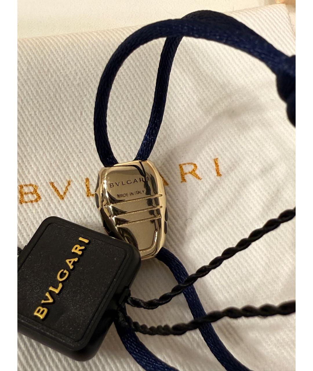 BVLGARI Темно-синий латунный браслет, фото 5