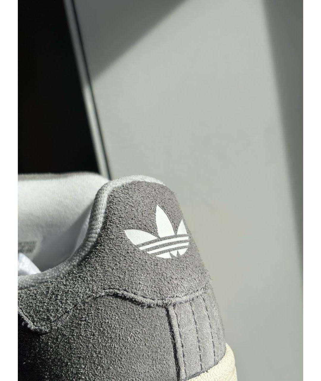 ADIDAS Серые замшевые кеды, фото 7