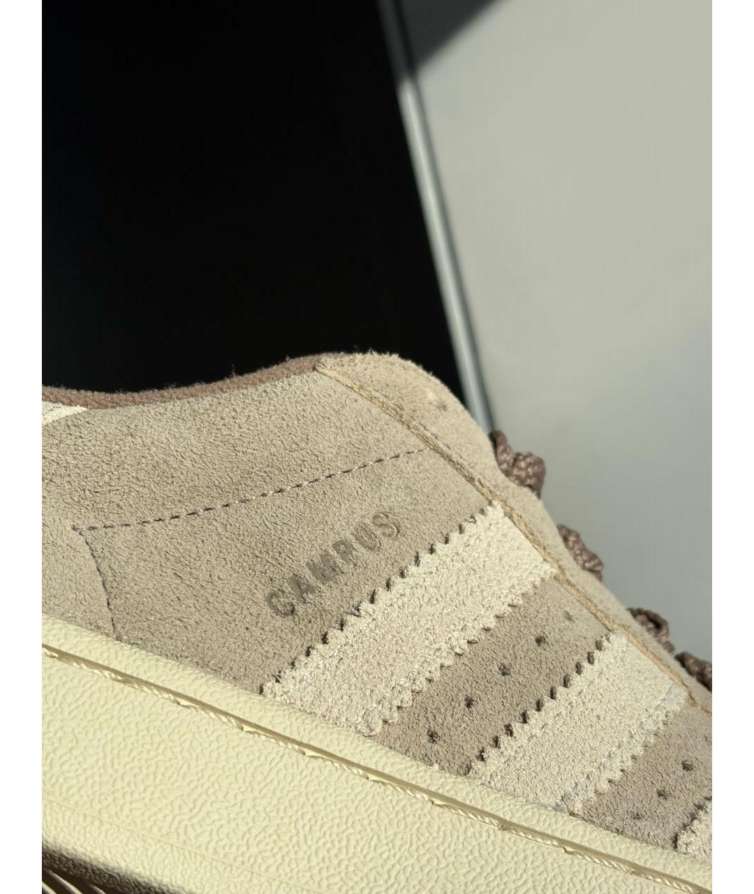 ADIDAS Бежевые замшевые кеды, фото 7