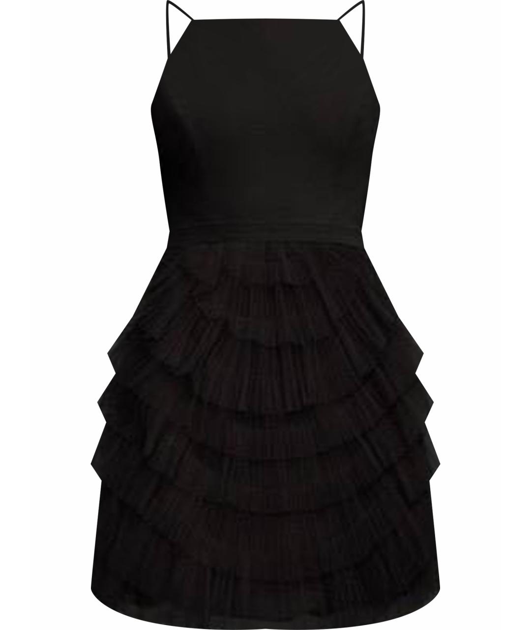 BCBG MAXAZRIA Черное полиэстеровое коктейльное платье, фото 1