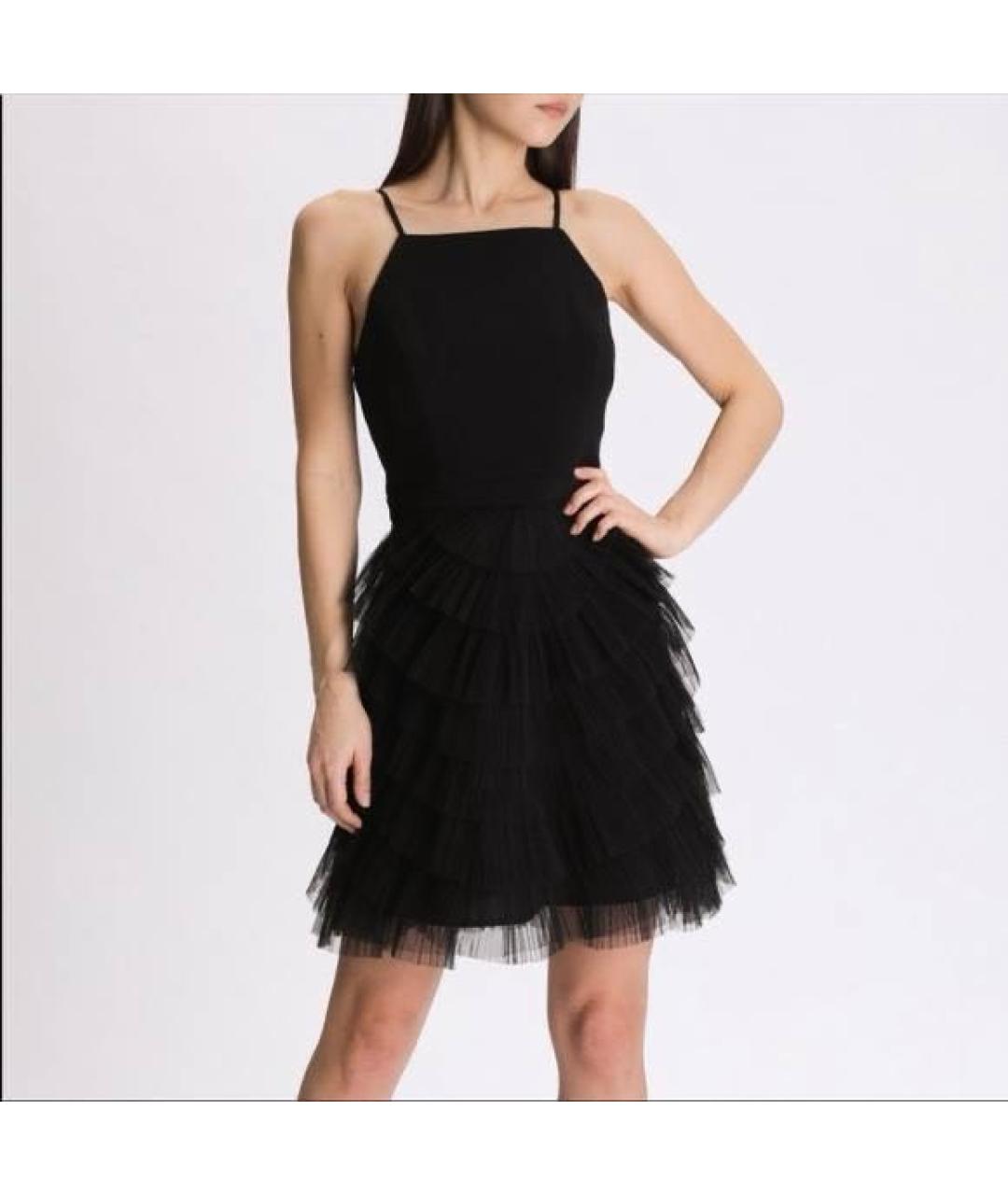 BCBG MAXAZRIA Черное полиэстеровое коктейльное платье, фото 2