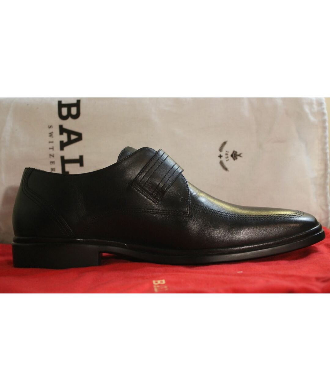 BALLY Черные кожаные туфли, фото 9