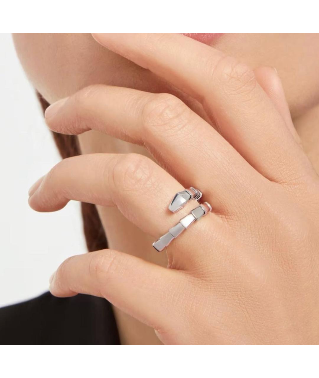 BVLGARI Кольцо из белого золота, фото 4