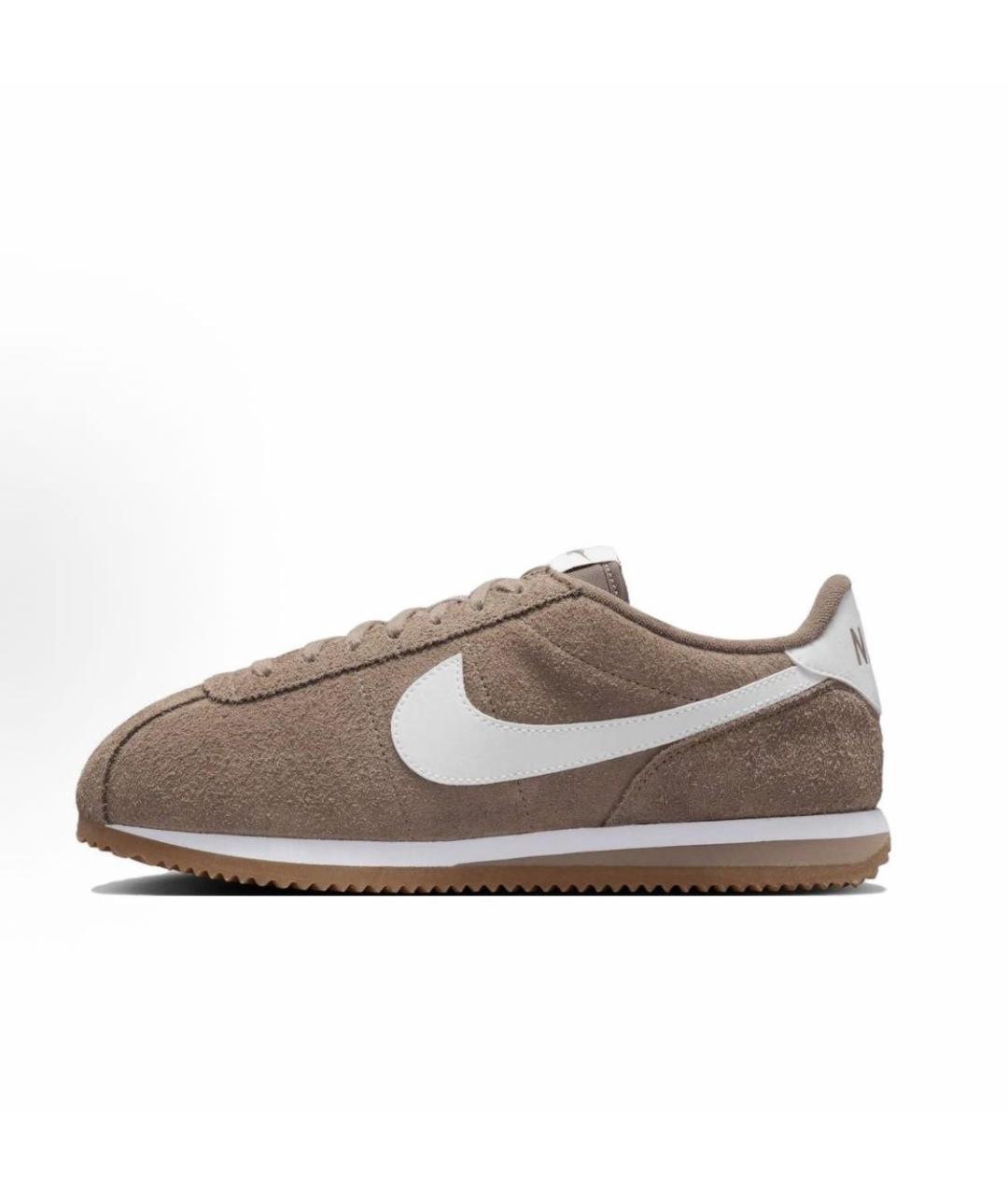 NIKE Коричневые замшевые кроссовки, фото 6