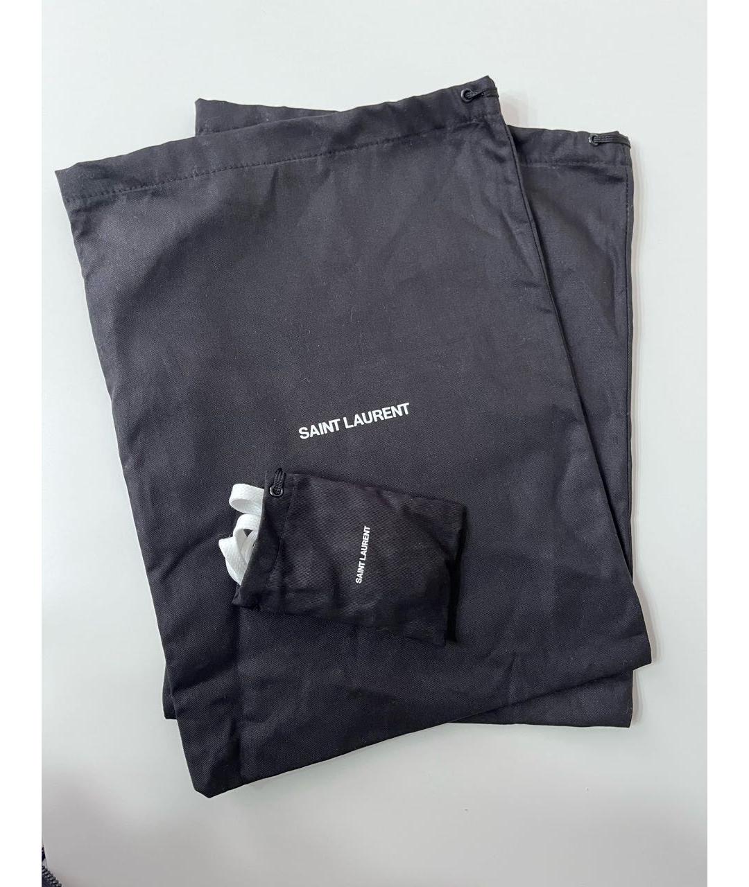 SAINT LAURENT Белые кожаные кеды, фото 4