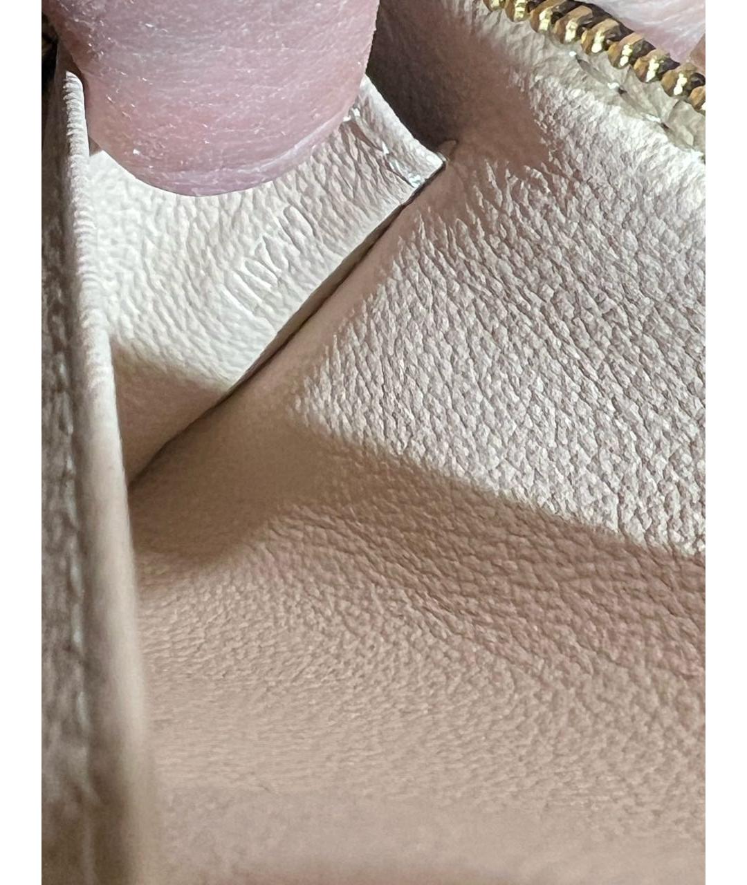 LOUIS VUITTON BEAUTY Коричневая косметичка из искусственной кожи, фото 6