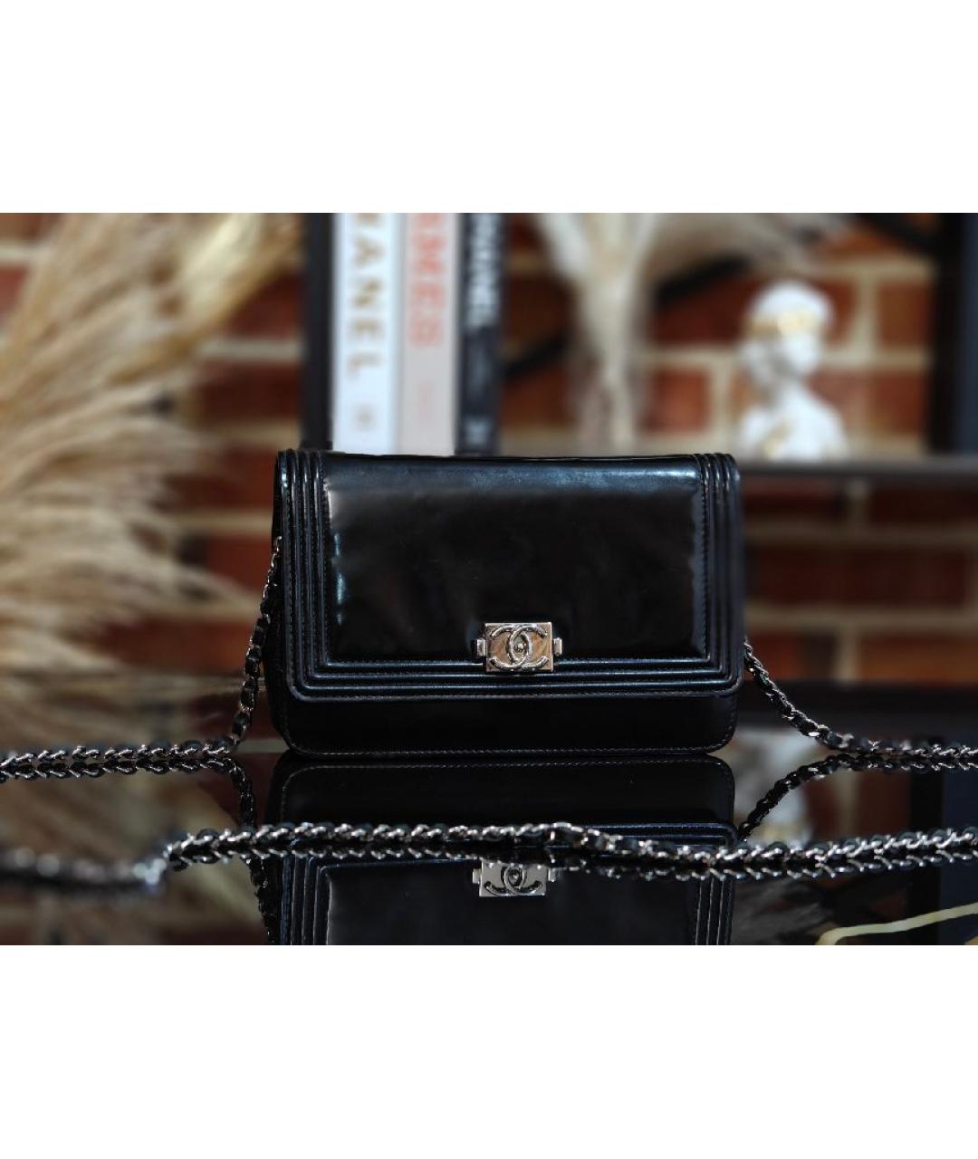 CHANEL Черная сумка через плечо, фото 9