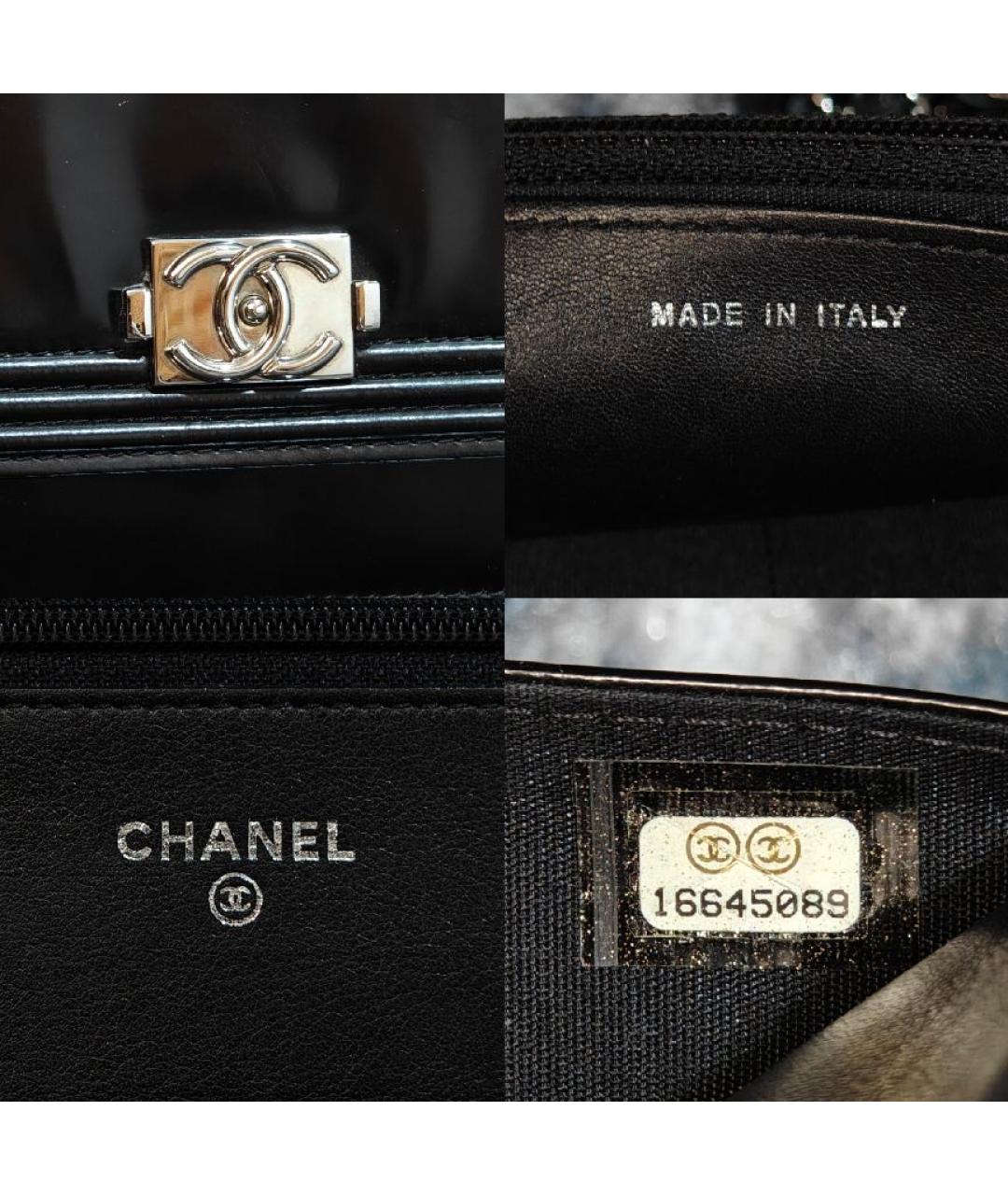 CHANEL Черная сумка через плечо, фото 6