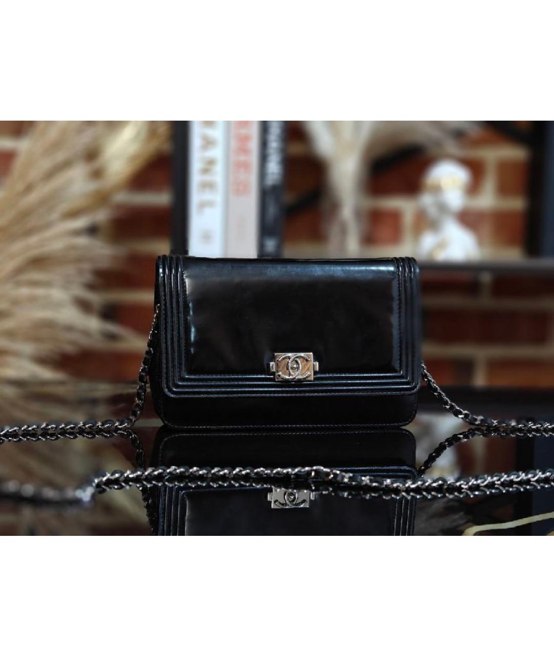 CHANEL Черная сумка через плечо, фото 2