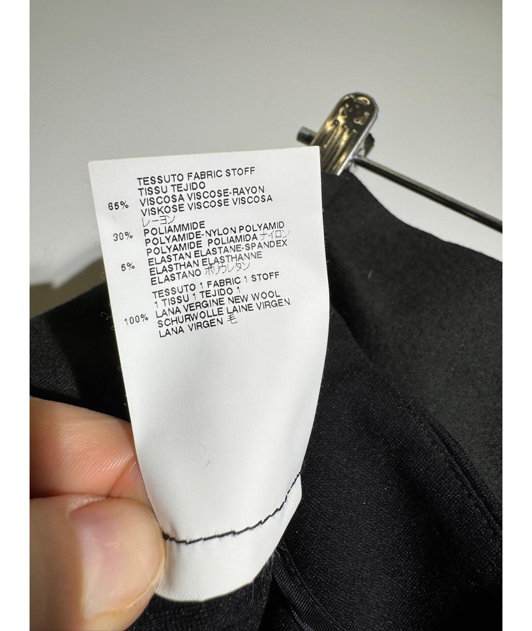 MAISON MARGIELA Черная вискозная юбка миди, фото 9