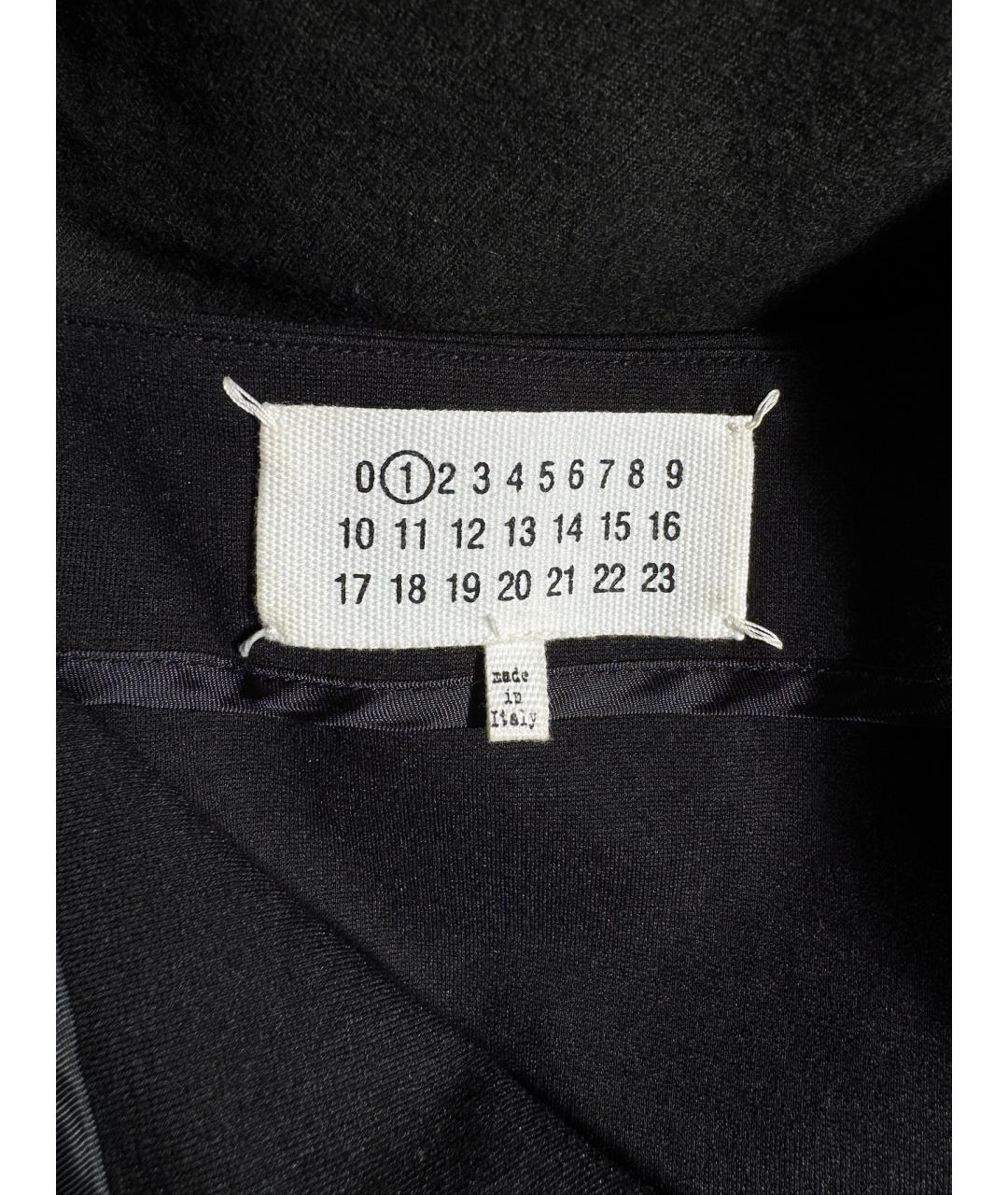 MAISON MARGIELA Черная вискозная юбка миди, фото 7
