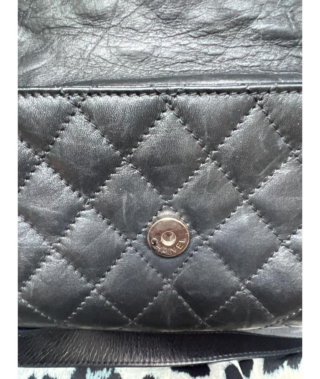 CHANEL Черная кожаная поясная сумка, фото 8