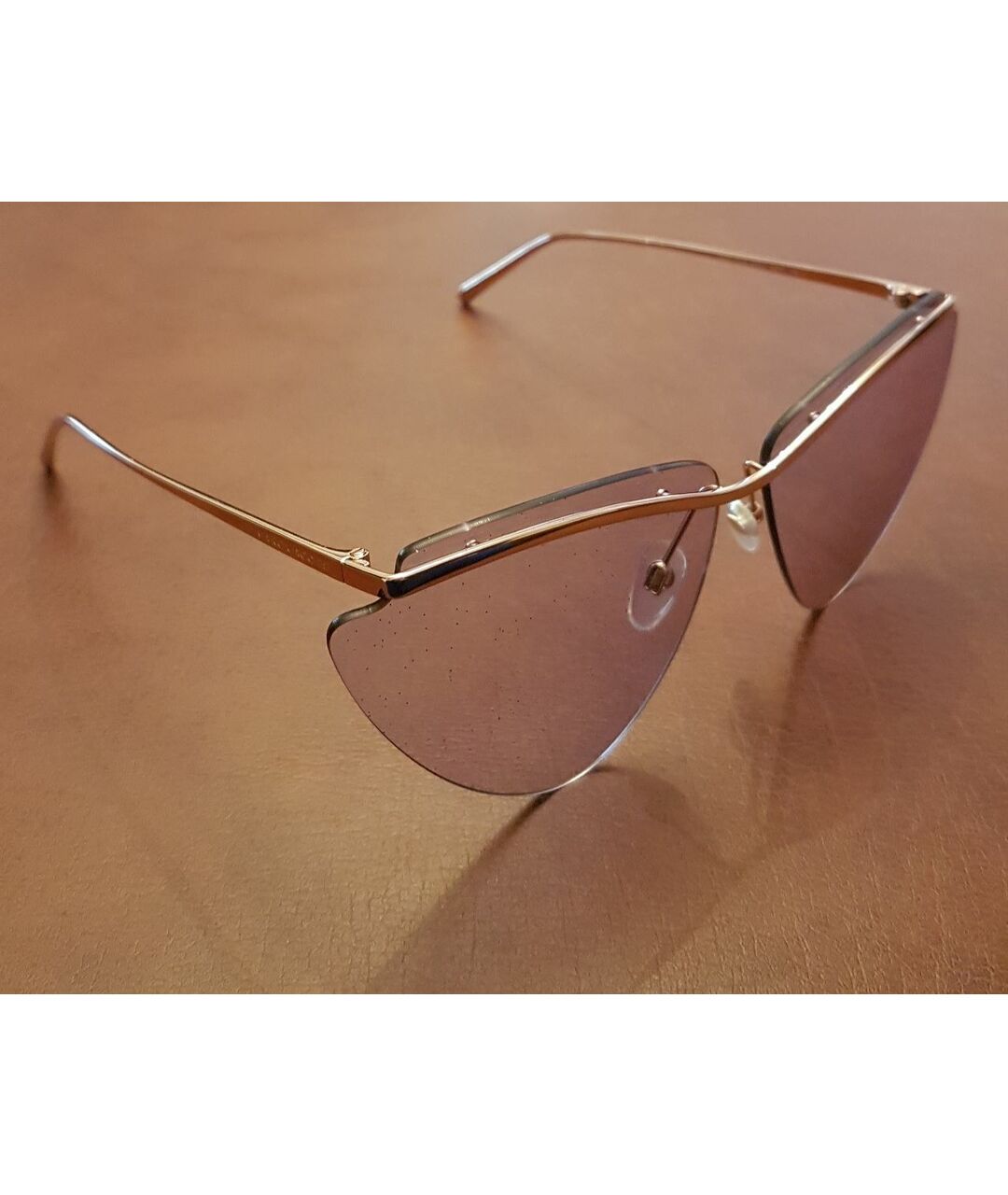 MARC JACOBS Розовые металлические солнцезащитные очки, фото 3