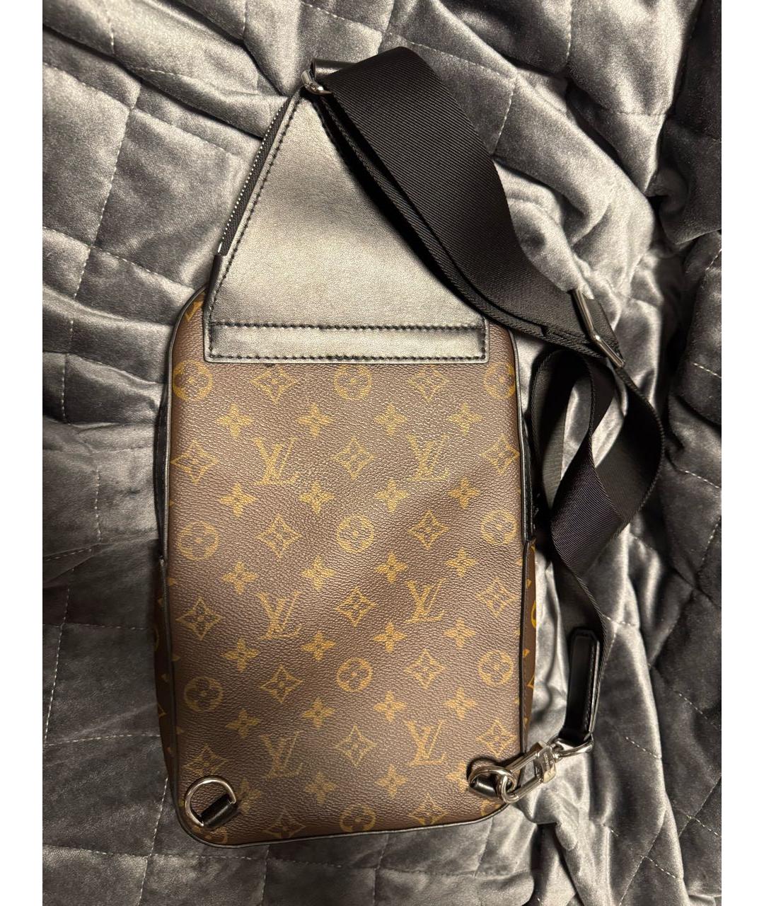 LOUIS VUITTON Коричневая сумка на плечо, фото 2