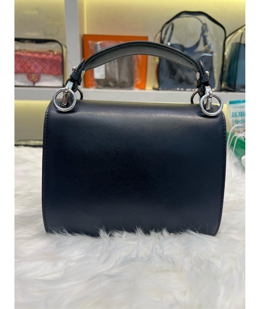 FENDI Черная кожаная сумка через плечо, фото 6