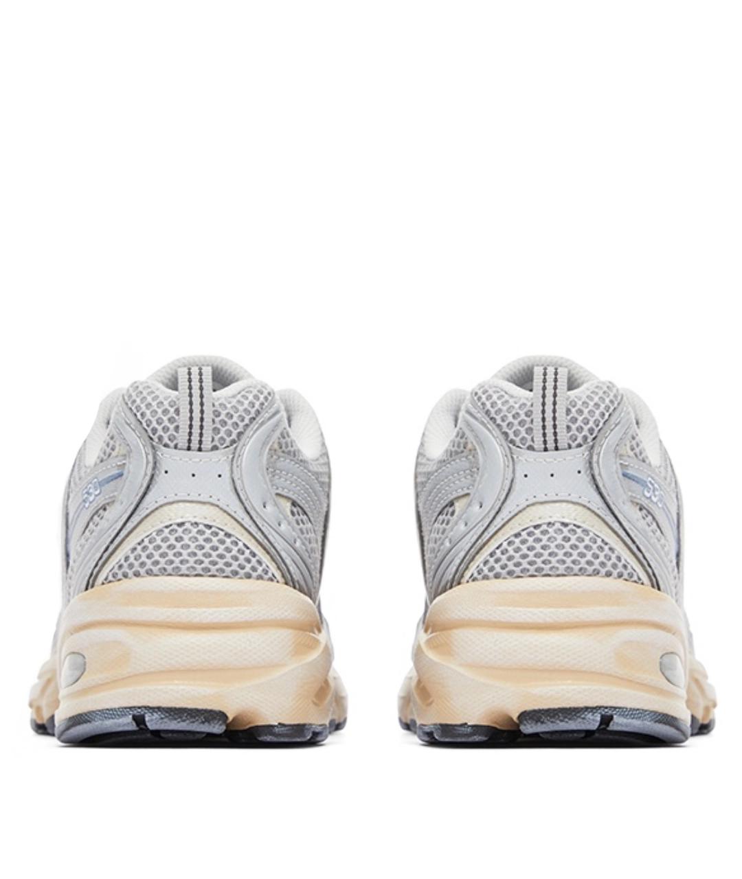 NEW BALANCE Серые текстильные кроссовки, фото 4