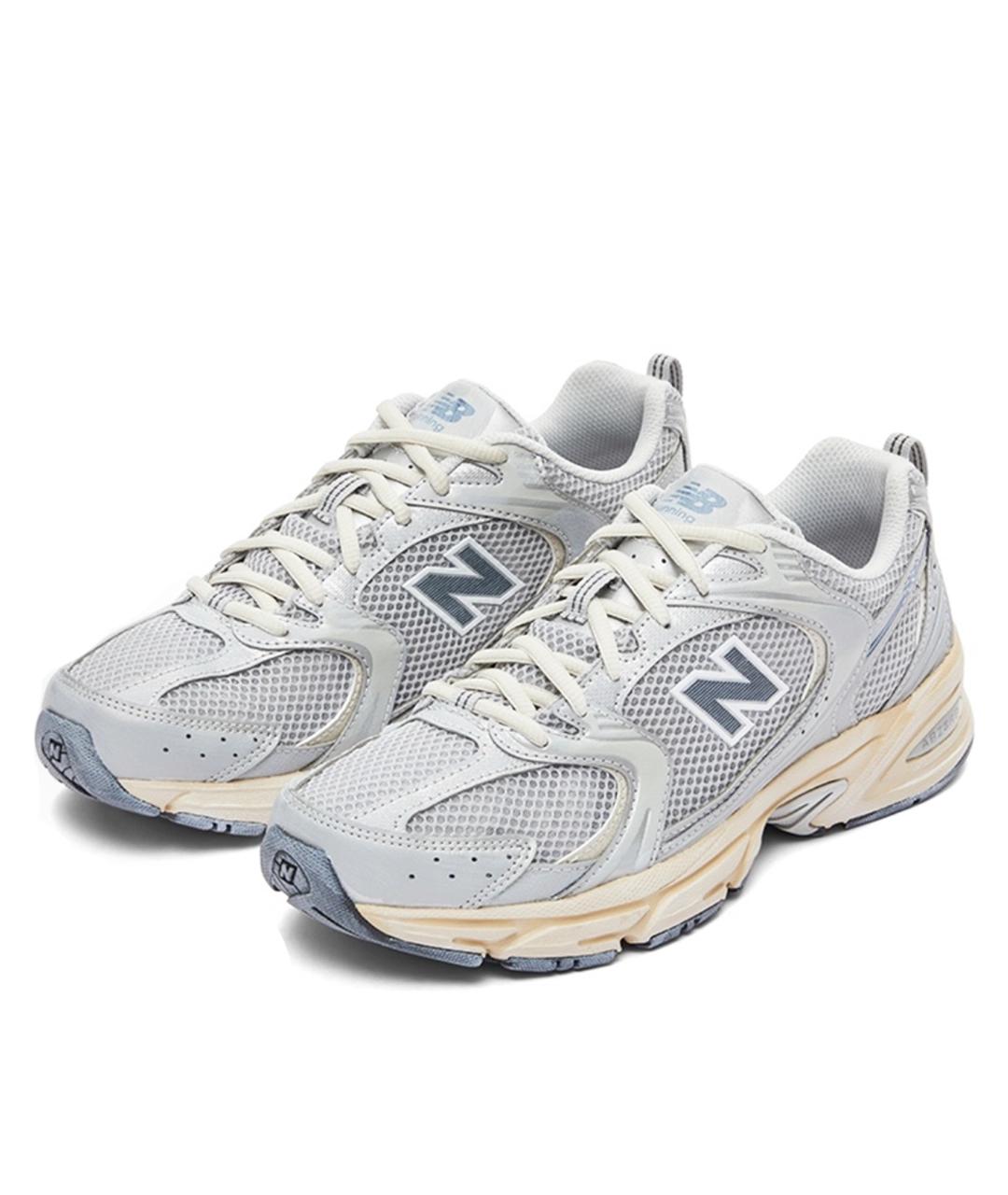 NEW BALANCE Серые текстильные кроссовки, фото 2