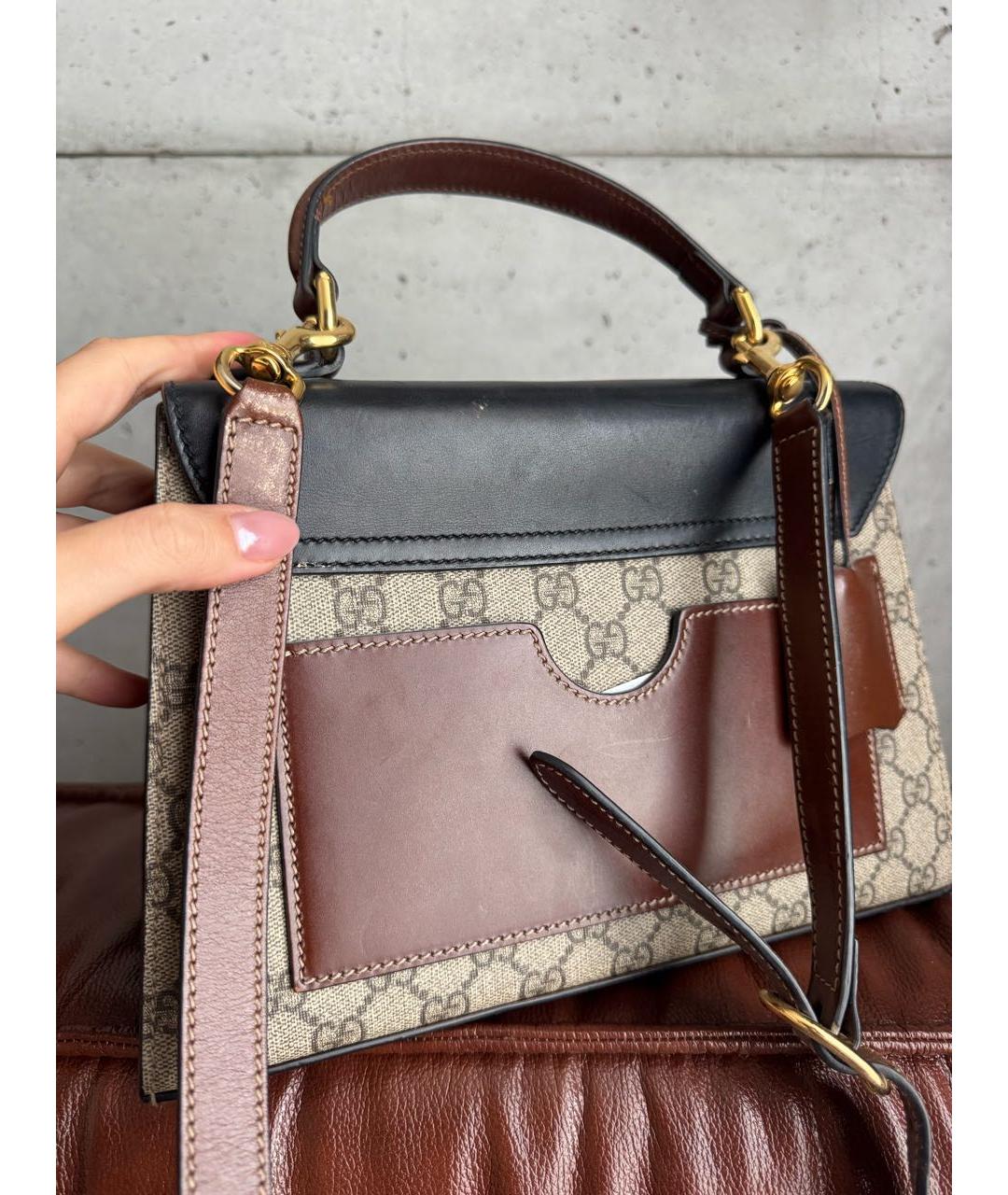 GUCCI Коричневая сумка через плечо, фото 3