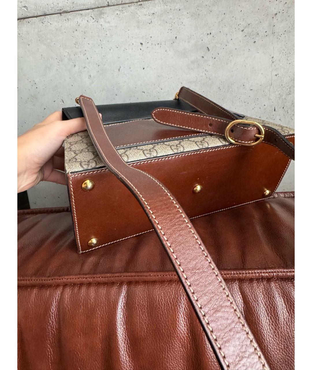 GUCCI Коричневая сумка через плечо, фото 4